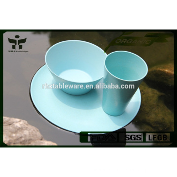 2015 best selling melamine dinnerware bamboo fiber dinner sets